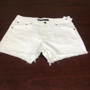 Big Star White Women's Boyfriend Denim Cutoff Shorts